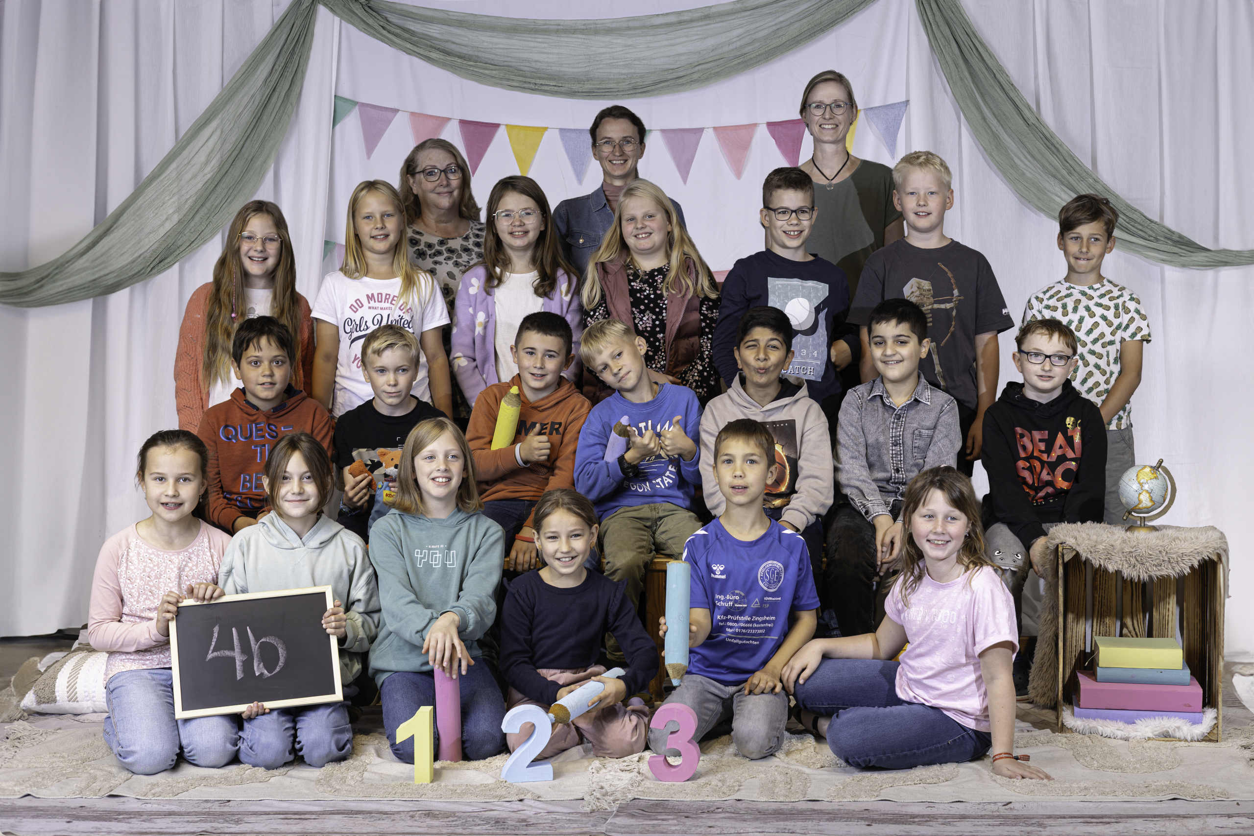 Klasse 4b, Frau Sass